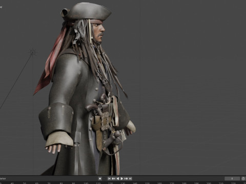 Jack Sparrow 3D Модель