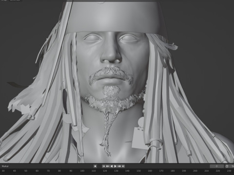 Jack Sparrow 3D Модель