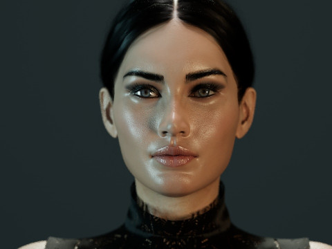 Bella Hadid 3Dモデル