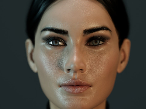 Bella Hadid 3D Model