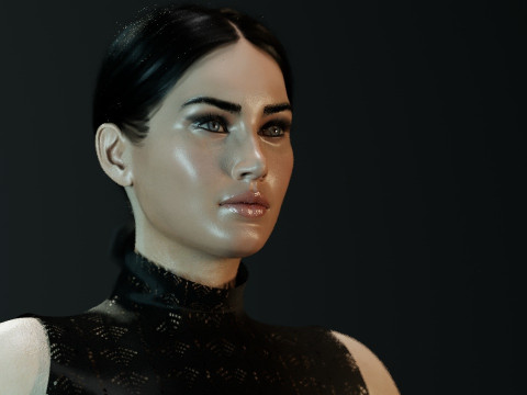 Bella Hadid 3D Model