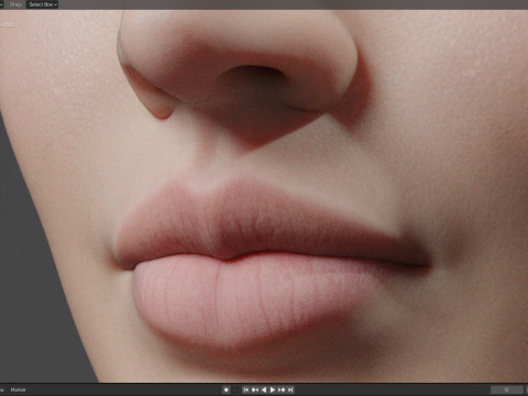 Bella Hadid 3D Model