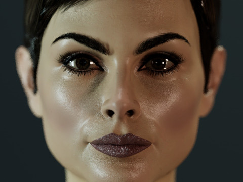 Morena Baccarin Modello 3D