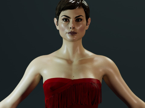 Morena Baccarin Modello 3D
