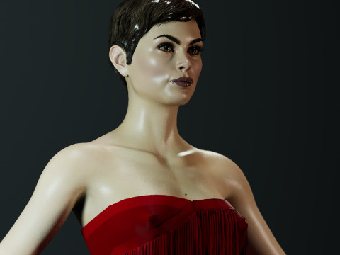 Morena Baccarin Modello 3D