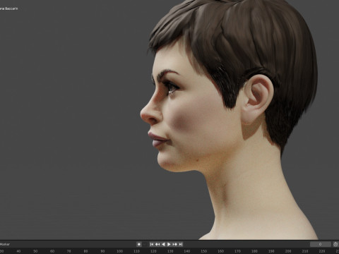 Morena Baccarin Modello 3D