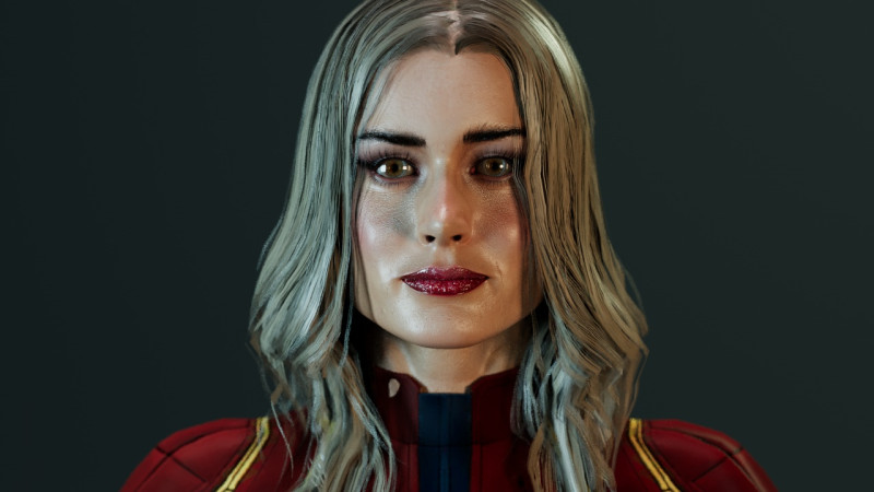 Captain Marvel Model 3D .c4d .max .obj .3ds .fbx .stl .blend
