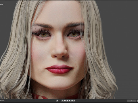 Captain Marvel Model 3D