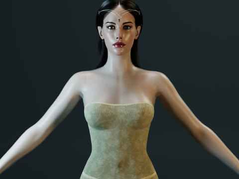 Arwen 3D-Modell