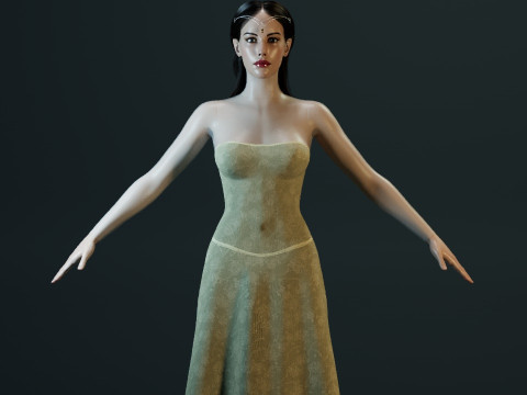 Arwen 3D-Modell