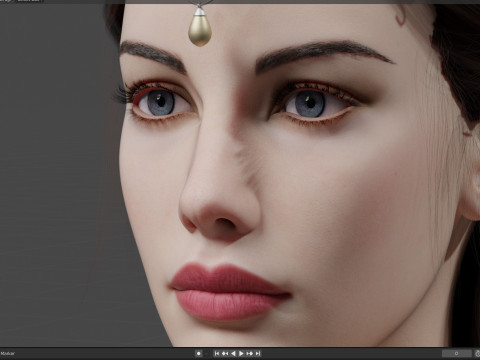 Arwen 3D-Modell