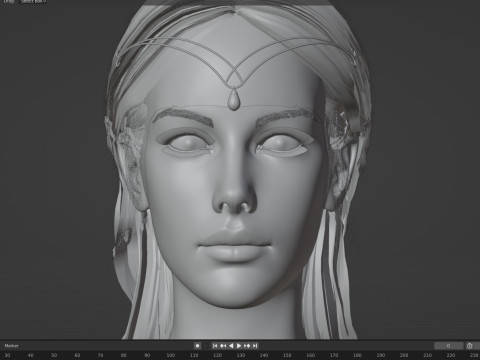 Arwen 3D-Modell