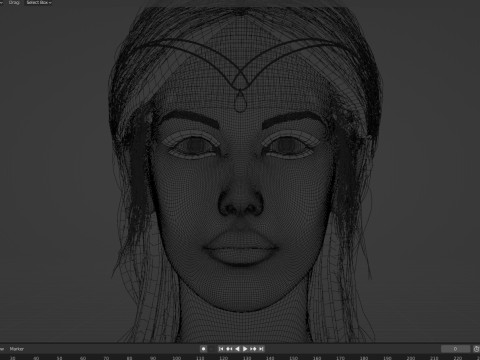 Arwen 3D-Modell