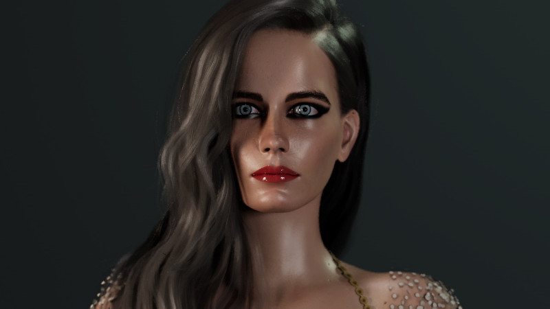 Eva Green 3D Model .c4d .max .obj .3ds .fbx .stl .blend