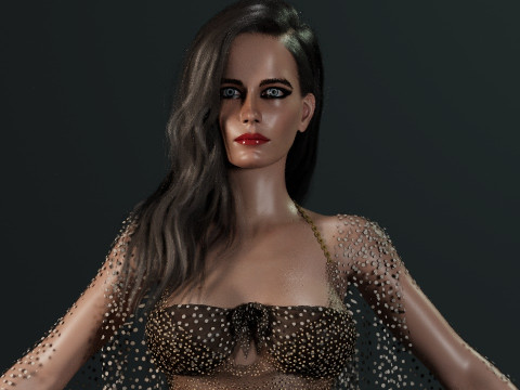 Eva Green 3D Model