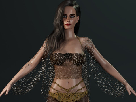 Eva Green 3D Model