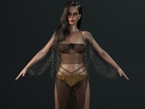 Eva Green 3D Model