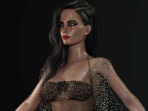 Eva Green 3D Model
