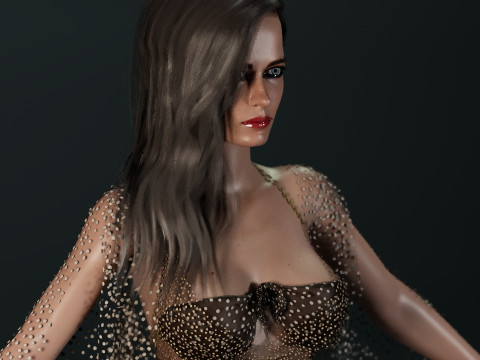 Eva Green 3D Model