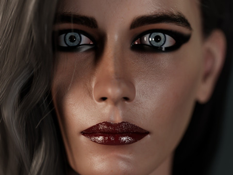 Eva Green 3D Model
