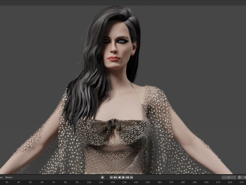 Eva Green 3D Model