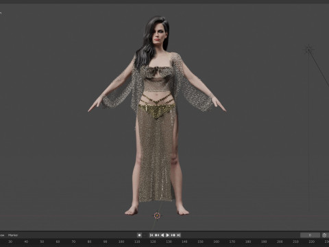 Eva Green 3D Model