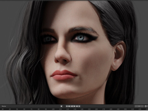 Eva Green 3D Model