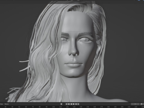 Eva Green 3D Model
