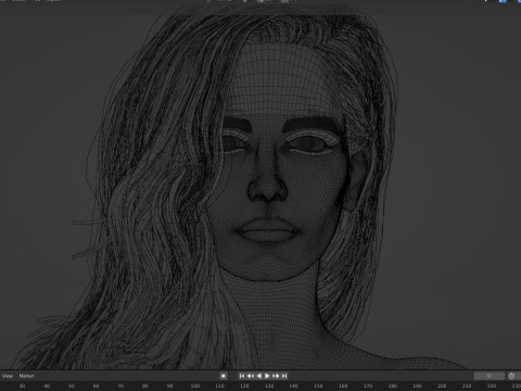Eva Green 3D Model