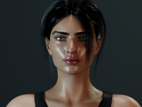 Emily Ratajkowski 3D Model