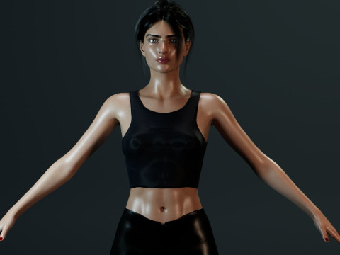 Emily Ratajkowski 3D-Modell
