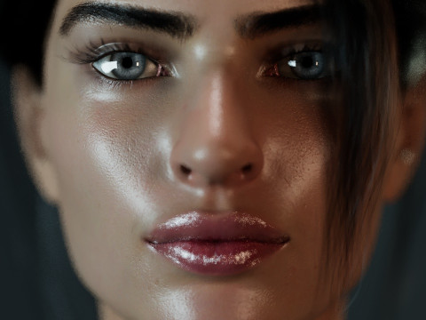 Emily Ratajkowski 3D-Modell