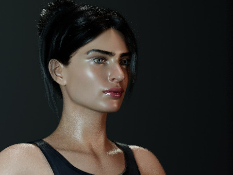 Emily Ratajkowski 3D-Modell