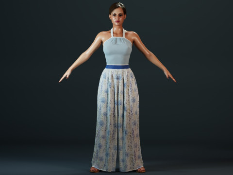 Alicia Vikander 3D 모델