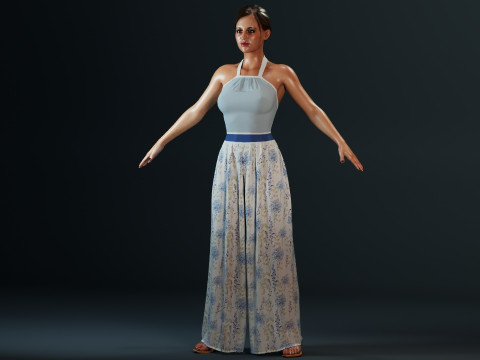 Alicia Vikander 3D 모델