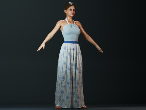 Alicia Vikander 3D 모델