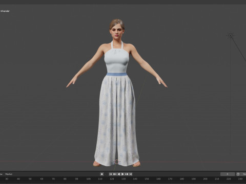 Alicia Vikander 3D 모델