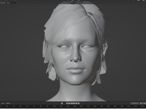 Alicia Vikander 3D 모델