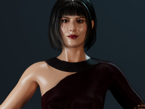 Mary Elizabeth Winstead 3D Model