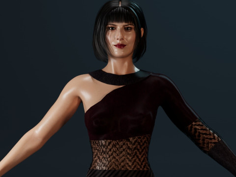 Mary Elizabeth Winstead 3D Model
