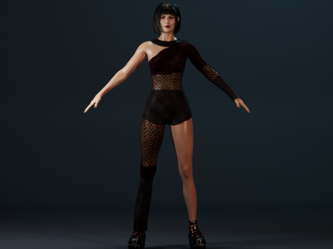 Mary Elizabeth Winstead 3D Model