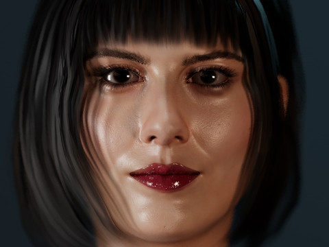 Mary Elizabeth Winstead 3D Model
