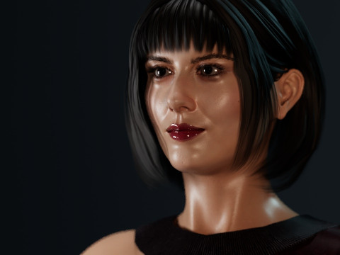 Mary Elizabeth Winstead 3D Model