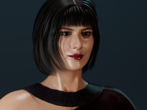 Mary Elizabeth Winstead 3D Model