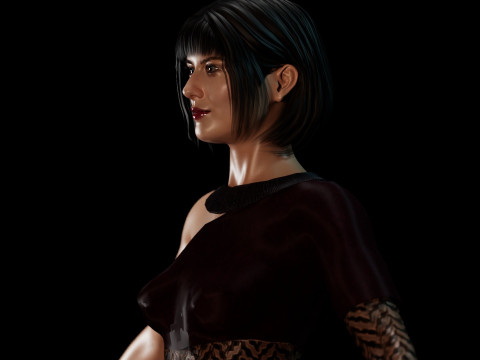 Mary Elizabeth Winstead 3D Model