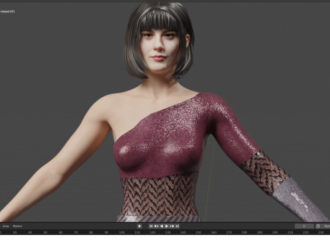 Mary Elizabeth Winstead 3D Model