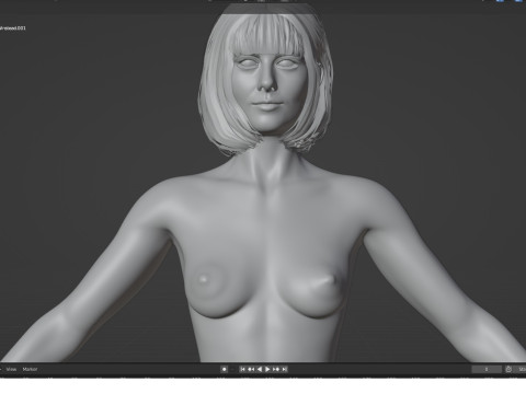 Mary Elizabeth Winstead 3D Model
