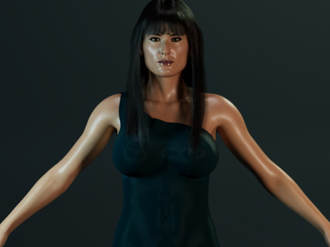Demi Moore Modelo 3D