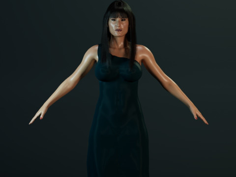 Demi Moore Modelo 3D