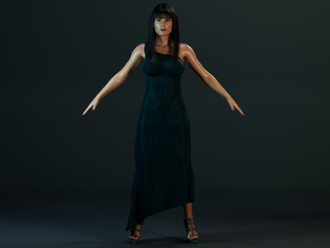 Demi Moore Modelo 3D